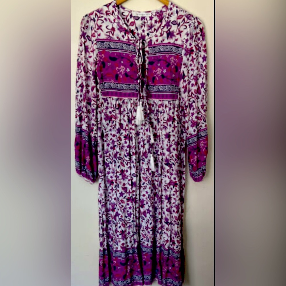 Purple beach dress